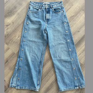 zara blue denim jeans